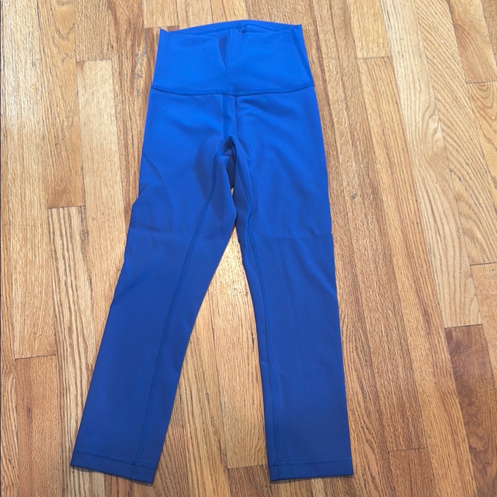 Lululemon Women’s Align Blue High-Waisted Leggings Kids Size 2